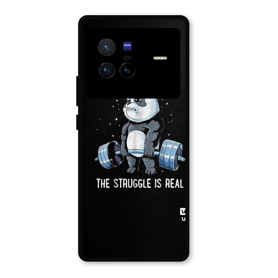 The Struggle is Real Metal Back Case for Vivo X80
