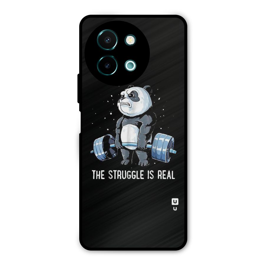 The Struggle is Real Metal Back Case for Vivo Y58