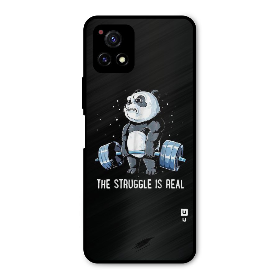 The Struggle is Real Metal Back Case for Vivo Y72 5G