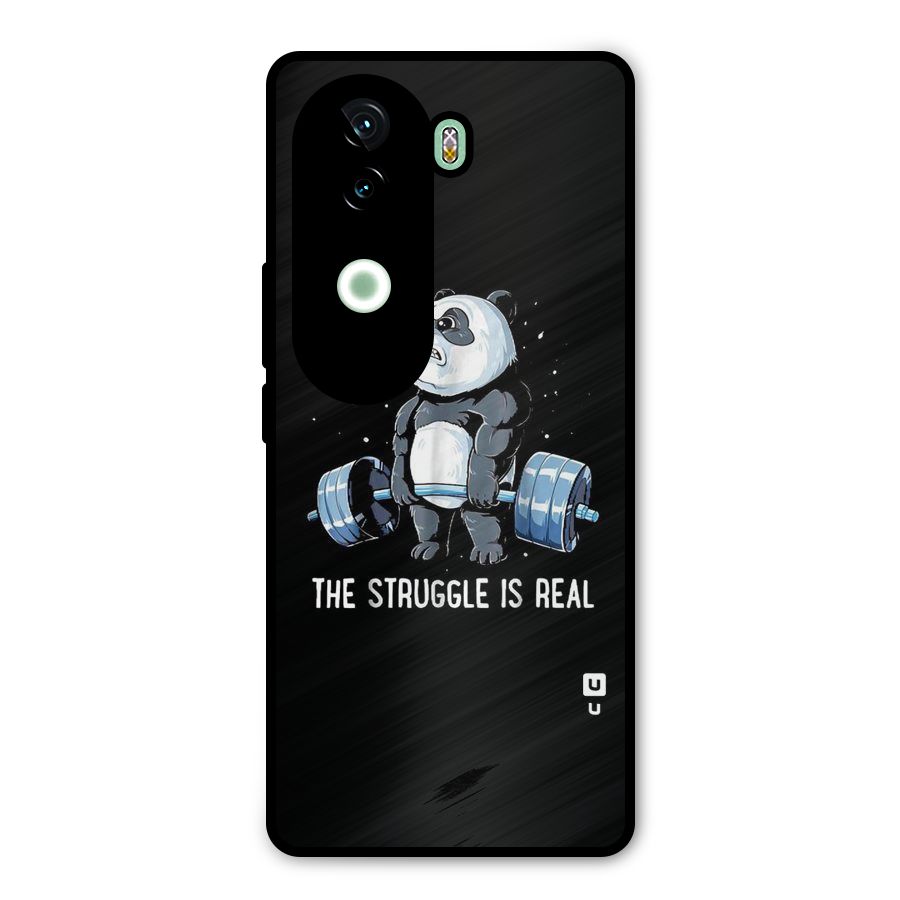 The Struggle is Real Metal Back Case for iQOO Z9s