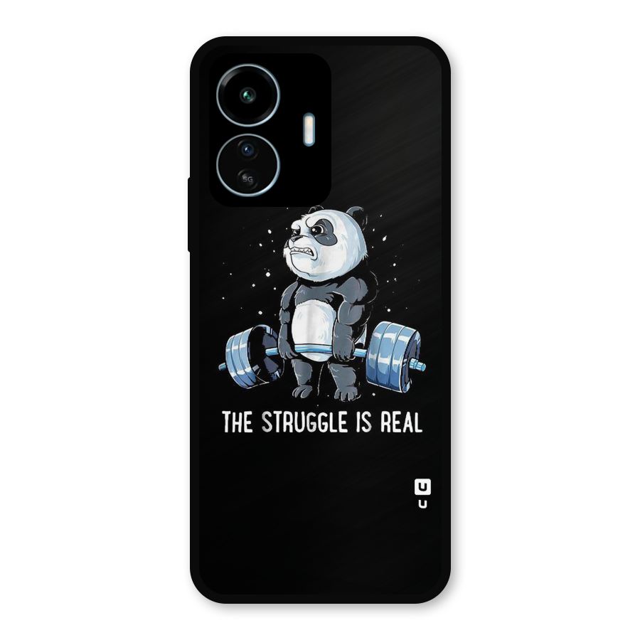 The Struggle is Real Metal Back Case for vivo iQOO Z6 Lite 5G
