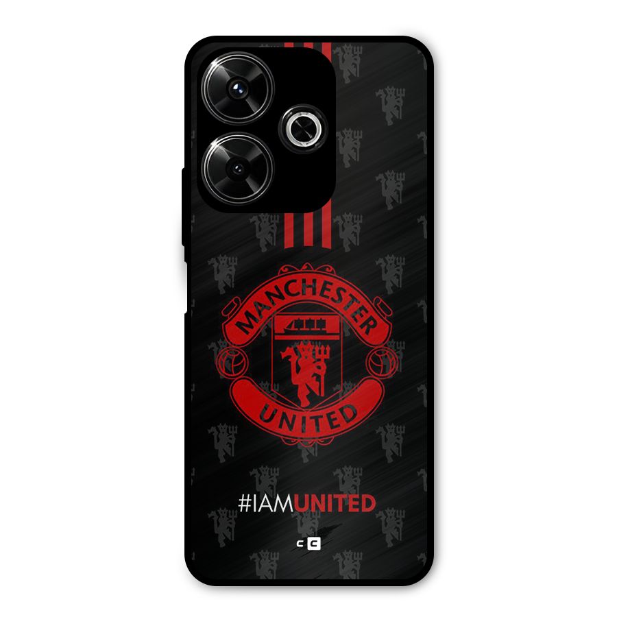 The United Spirit Metal Back Case for Poco M6 Plus