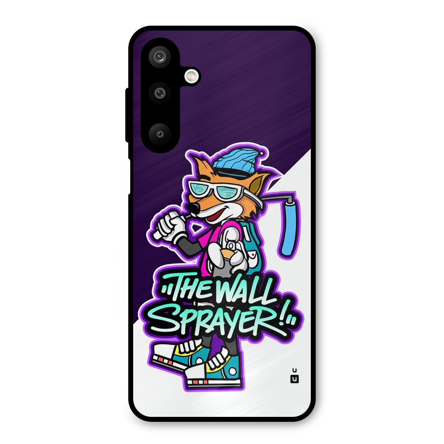 The Wall Sprayer Metal Back Case for Galaxy M16