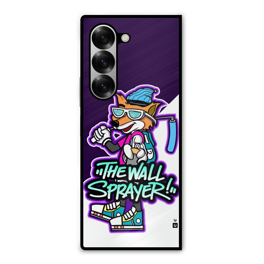 The Wall Sprayer Metal Back Case for Galaxy Z Fold6