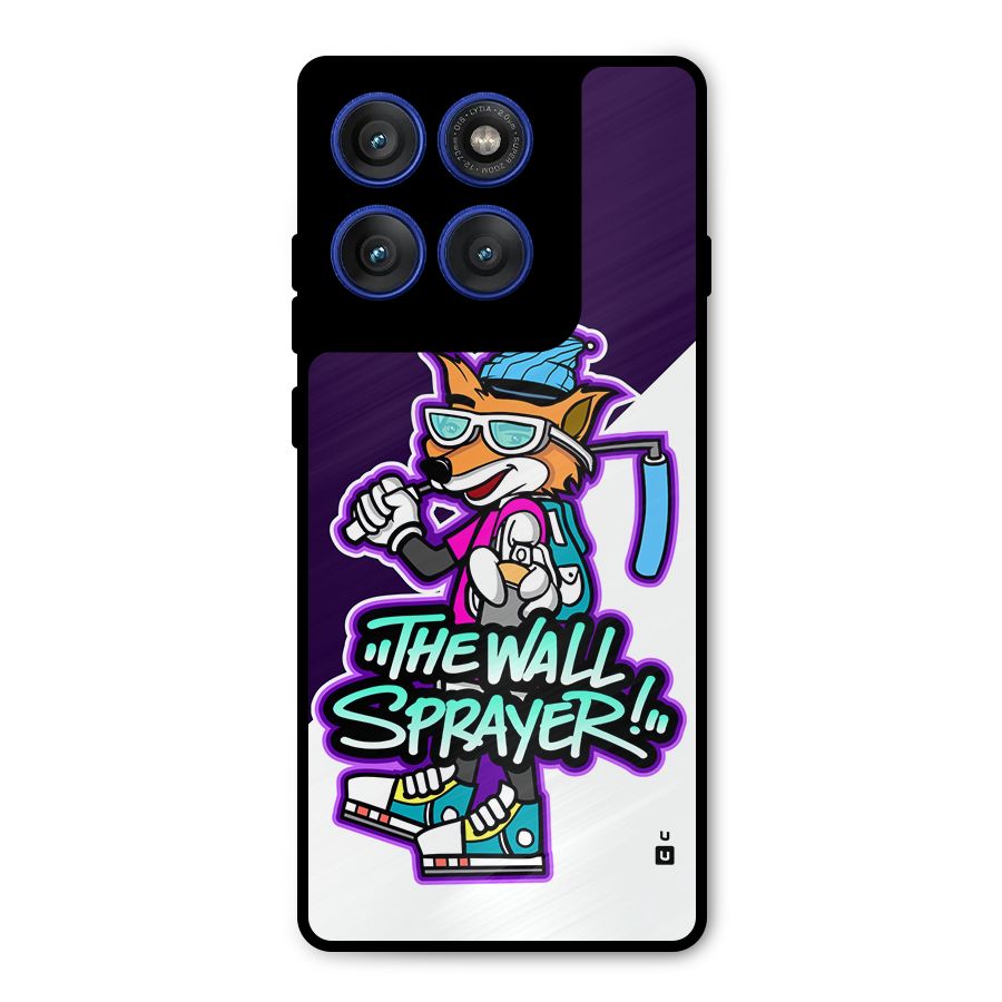 The Wall Sprayer Metal Back Case for Motorola Edge 60 Pro