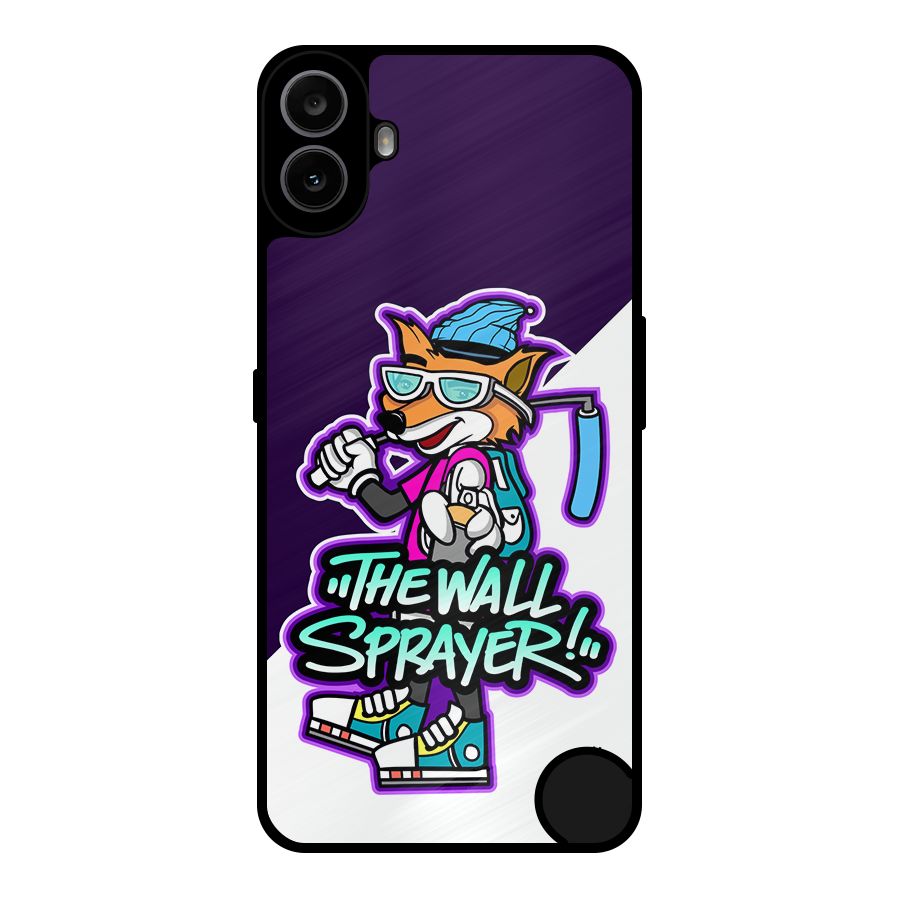 The Wall Sprayer Metal Back Case for Nothing CMF Phone 1