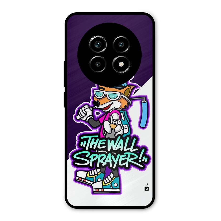 The Wall Sprayer Metal Back Case for Realme 14 Pro Lite