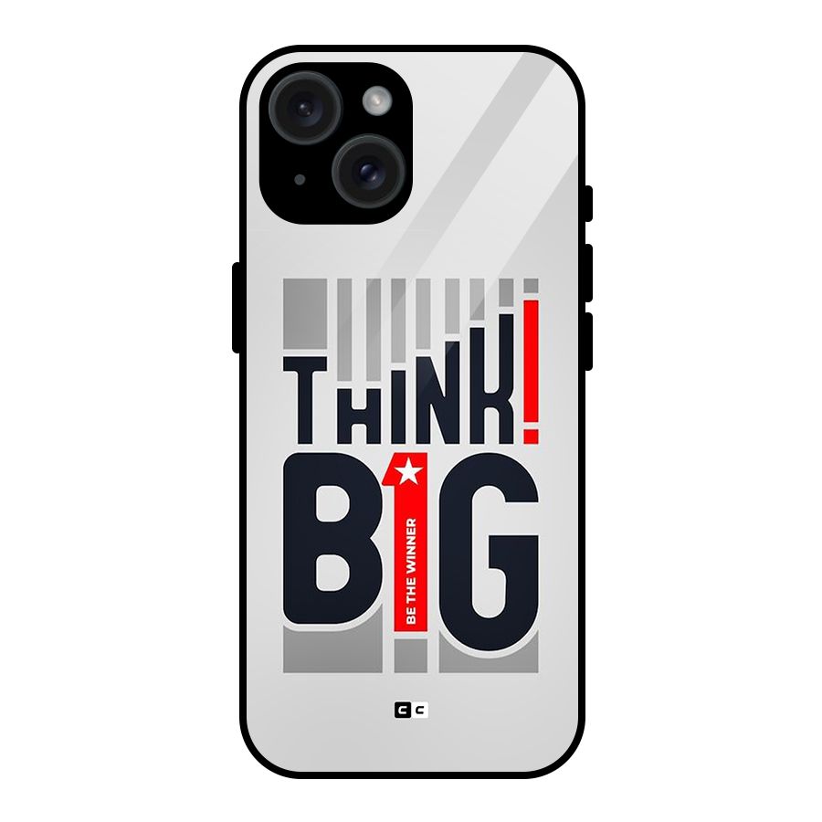 Think Big Glass Back Case for iPhone 15
