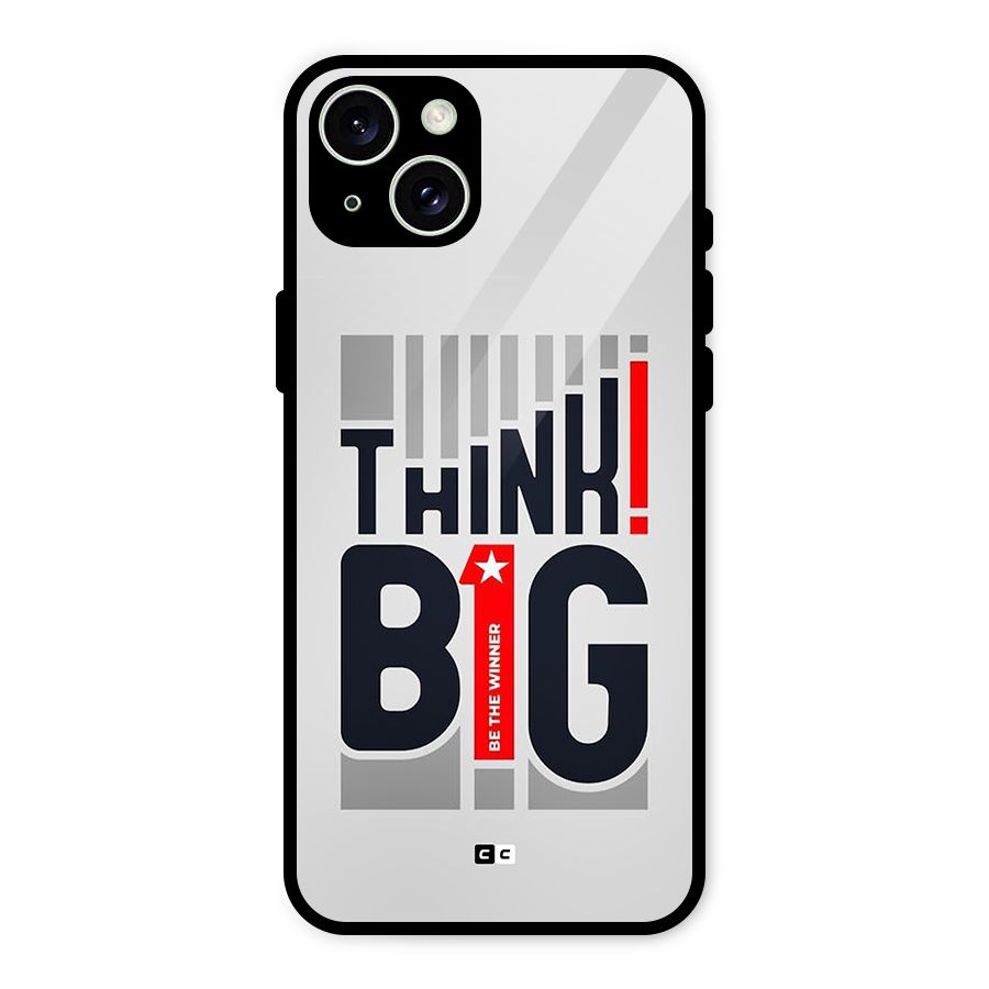 Think Big Glass Back Case for iPhone 15 Plus