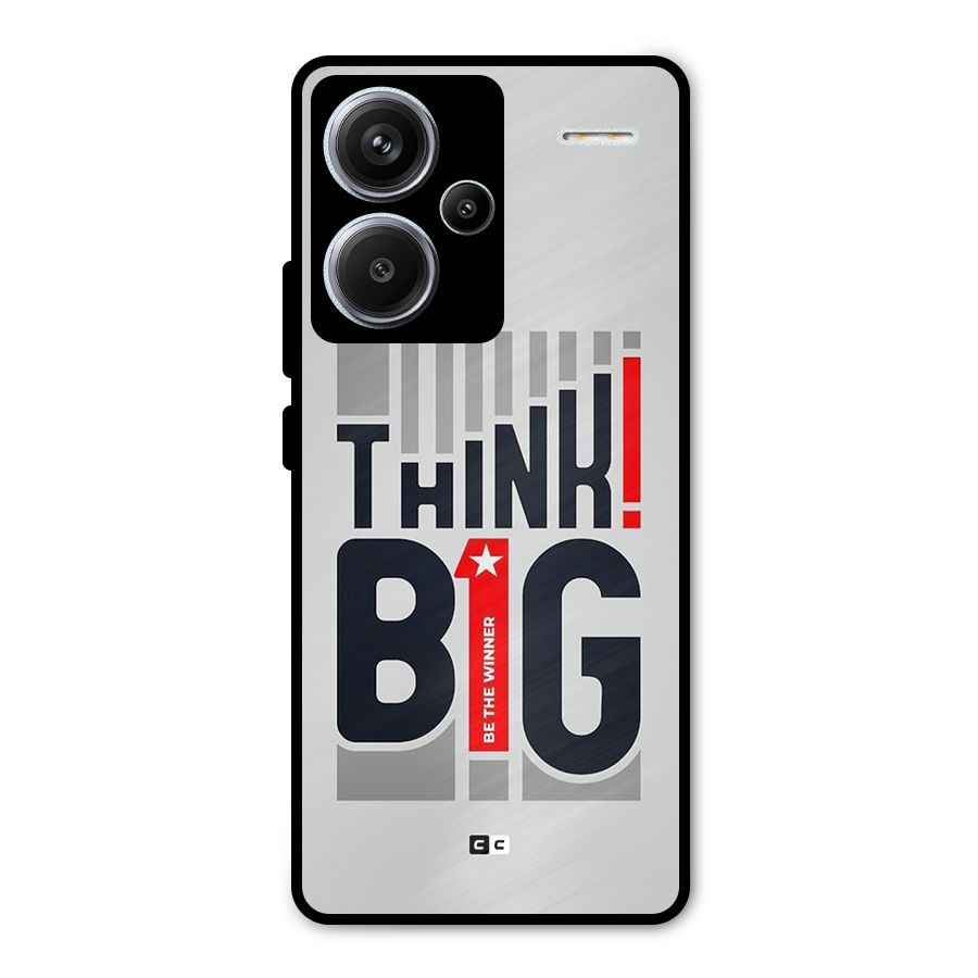 Think Big Metal Back Case for Redmi Note 13 Pro Plus