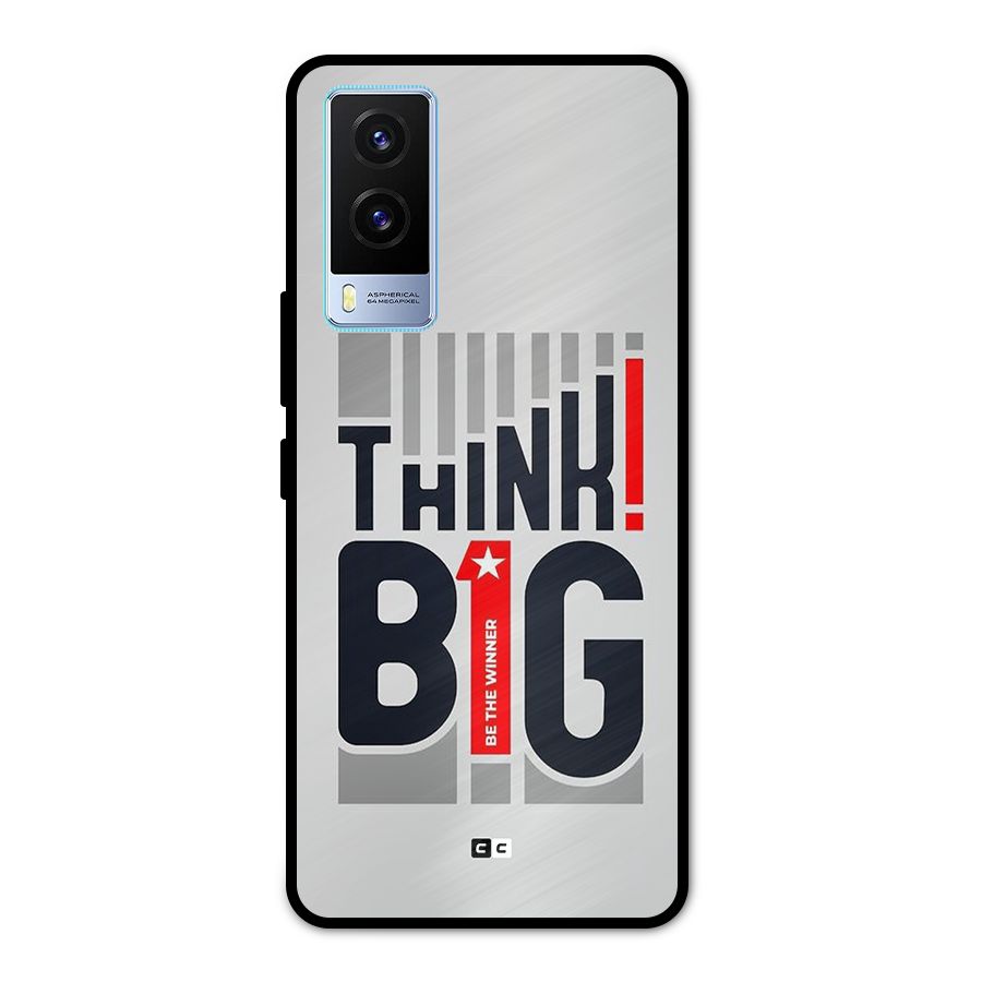Think Big Metal Back Case for Vivo V21e 5G