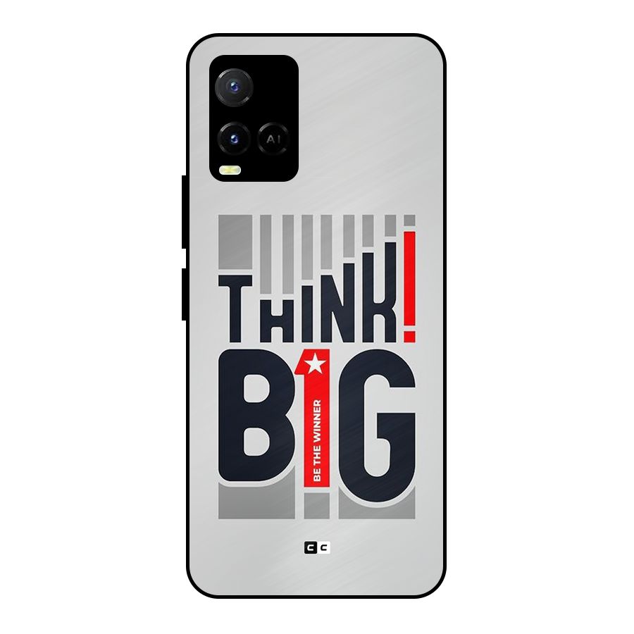 Think Big Metal Back Case for Vivo Y21 2021