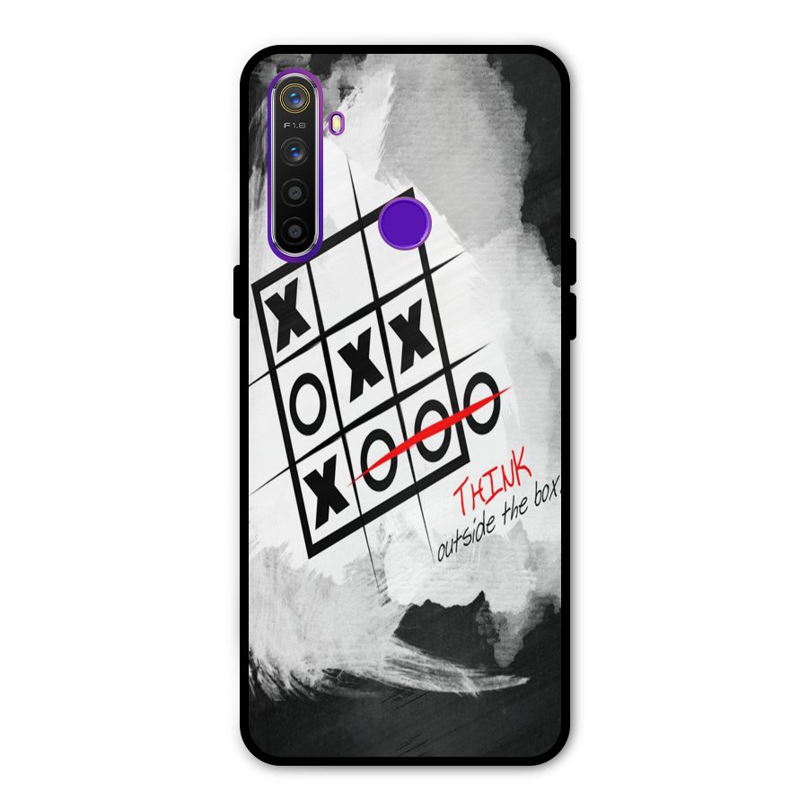Think Box Glass Back Case for Realme 5s