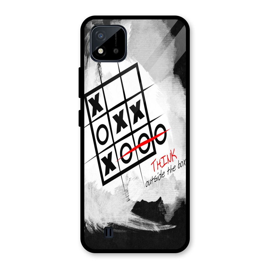 Think Box Glass Back Case for Realme C11 2021