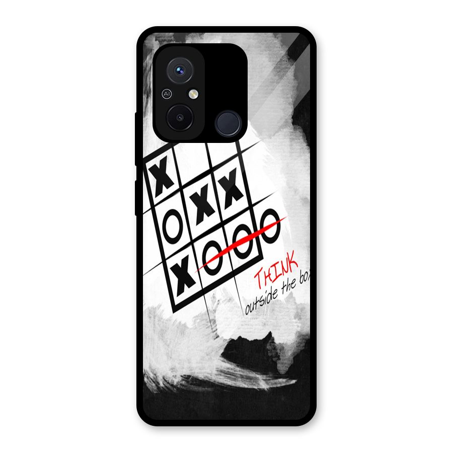 Think Box Glass Back Case for Redmi 12C