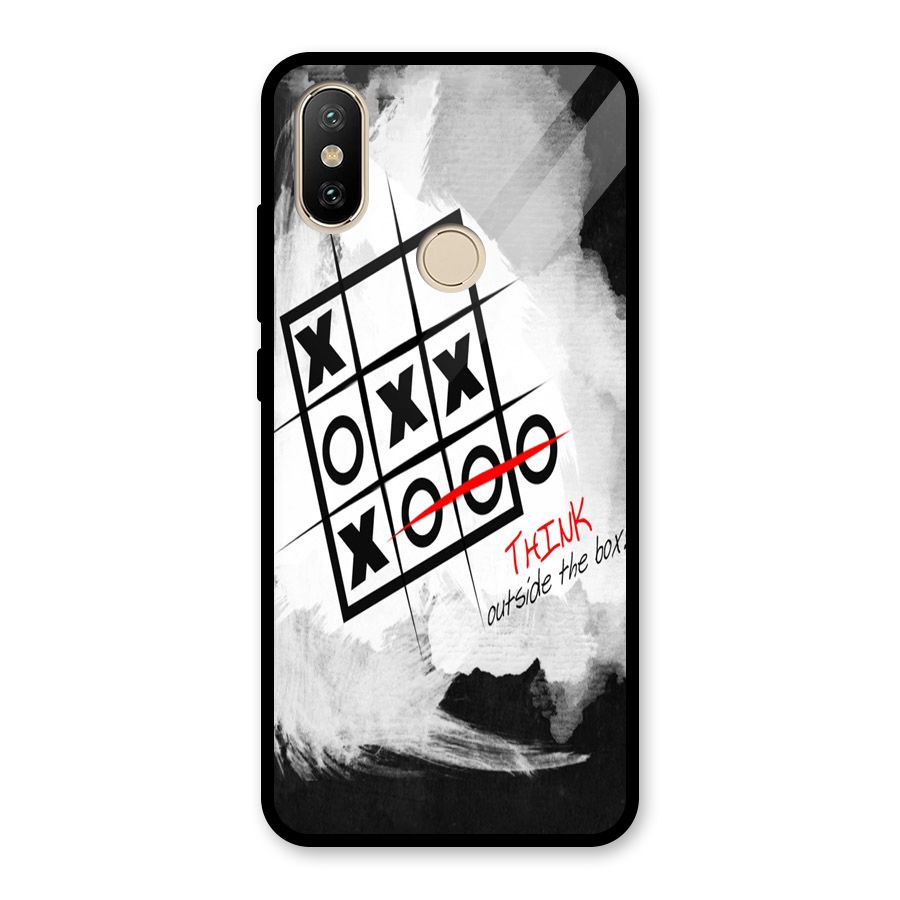 Think Box Glass Back Case for Redmi A2
