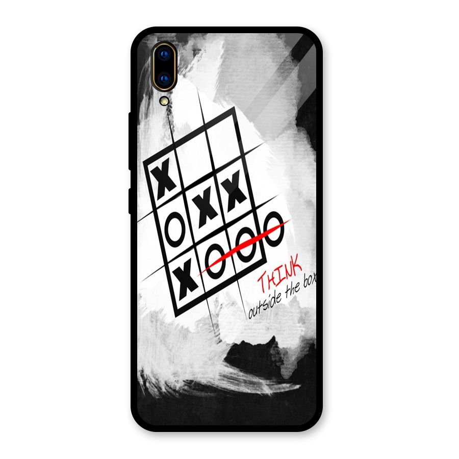 Think Box Glass Back Case for Vivo V11 Pro
