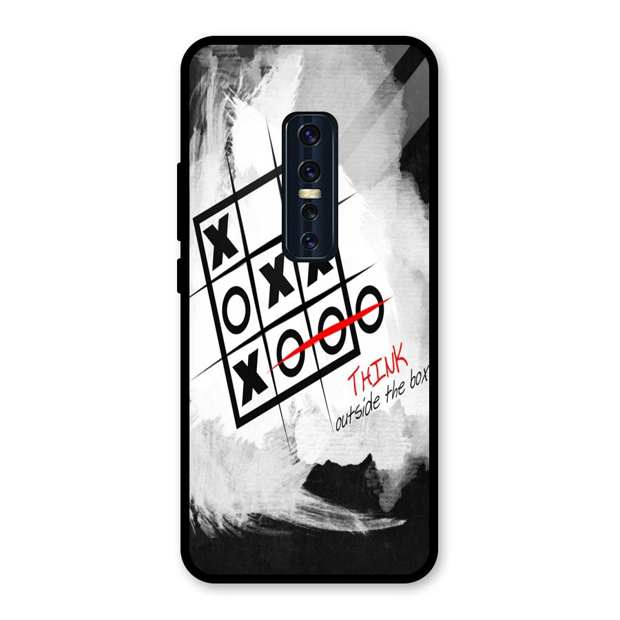 Think Box Glass Back Case for Vivo V17 Pro