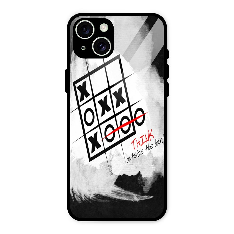 Think Box Glass Back Case for iPhone 15 Plus