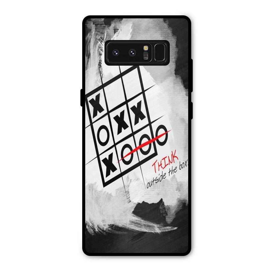 Think Box Metal Back Case for Galaxy Note 8