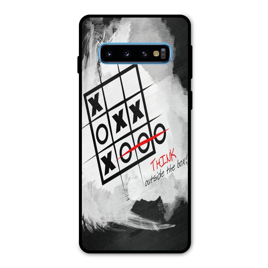 Think Box Metal Back Case for Galaxy S10
