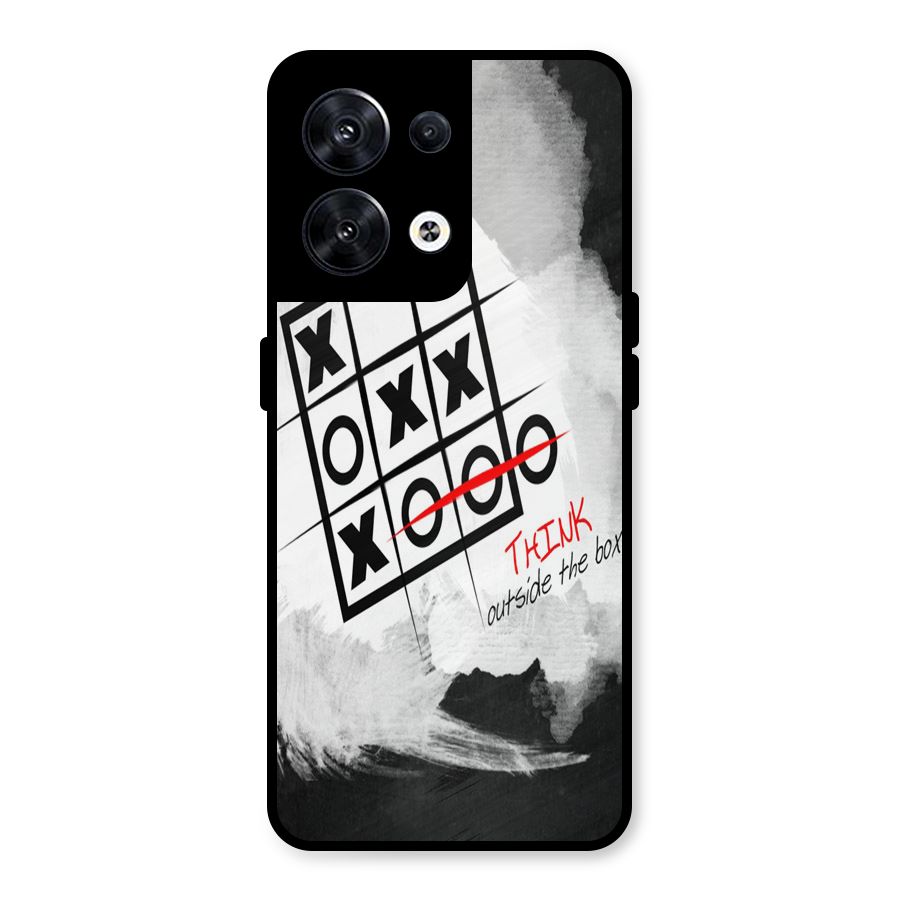 Think Box Metal Back Case for Oppo Reno8 5G