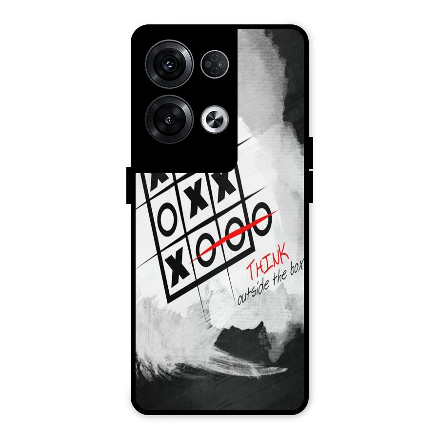 Think Box Metal Back Case for Oppo Reno8 Pro 5G