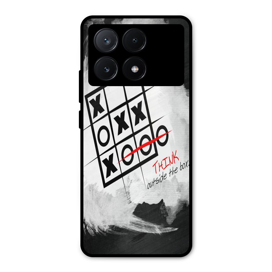 Think Box Metal Back Case for Poco X6 Pro