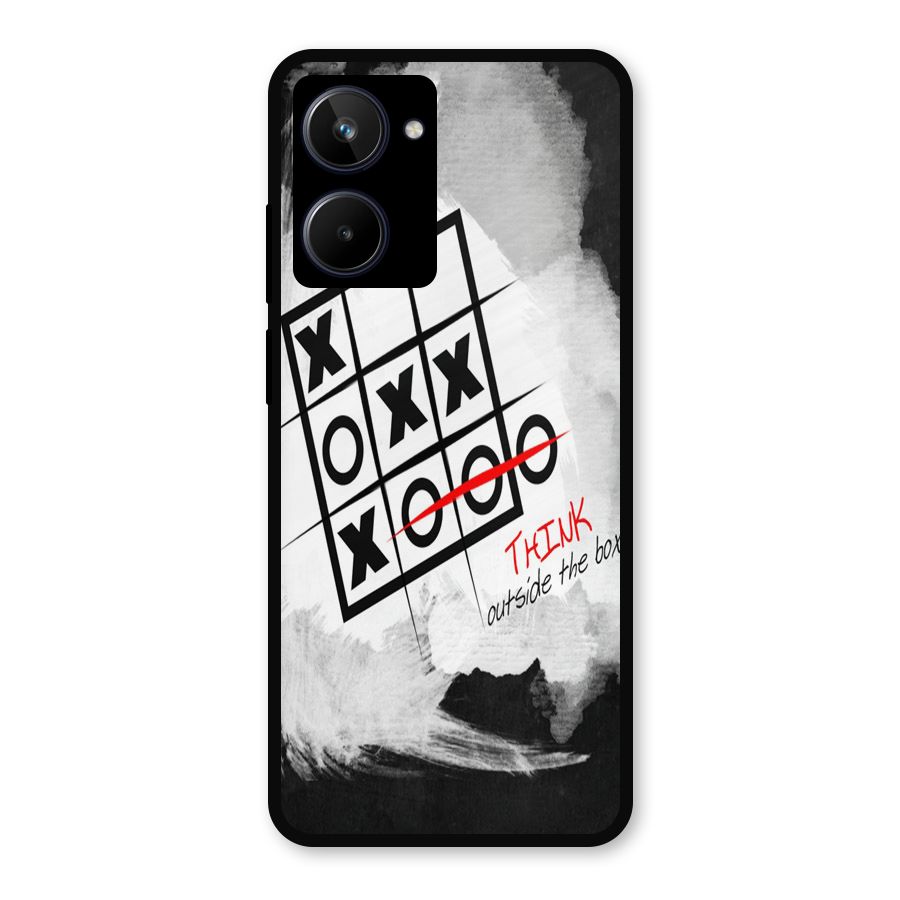 Think Box Metal Back Case for Realme 10