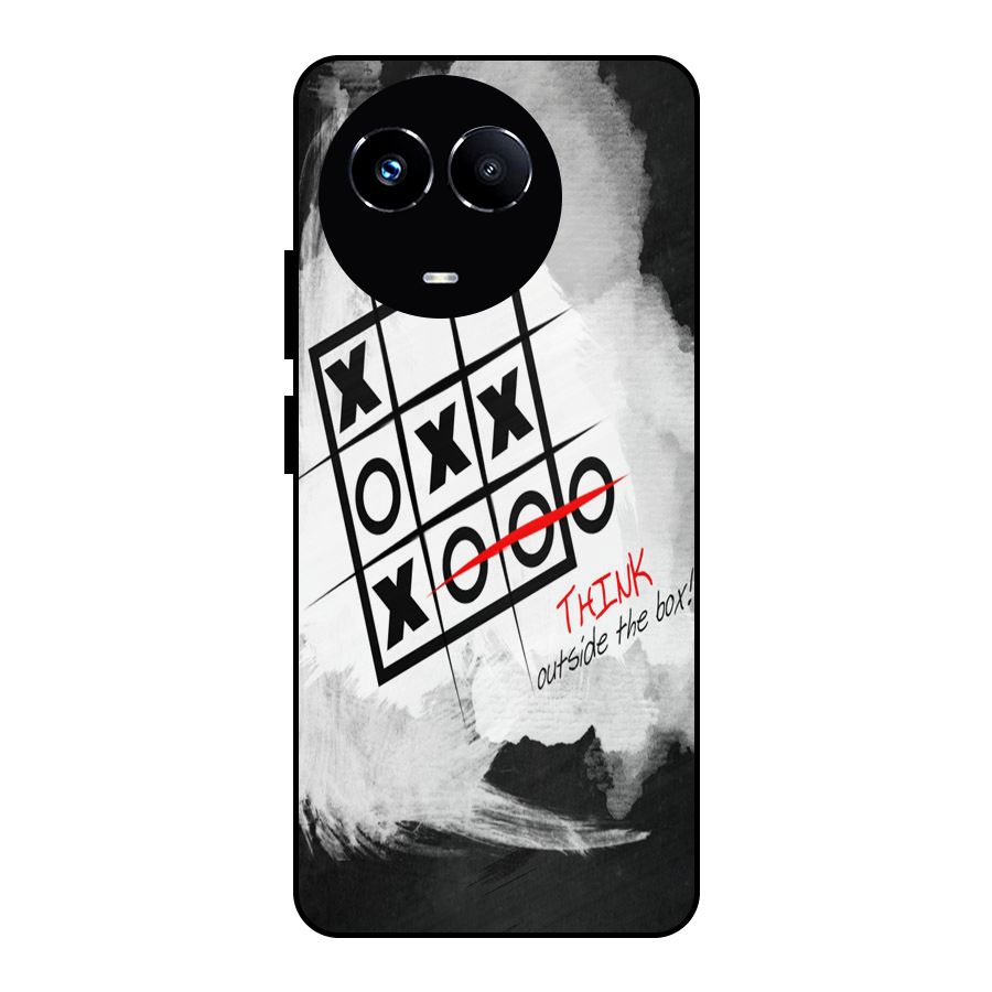 Think Box Metal Back Case for Realme 11X