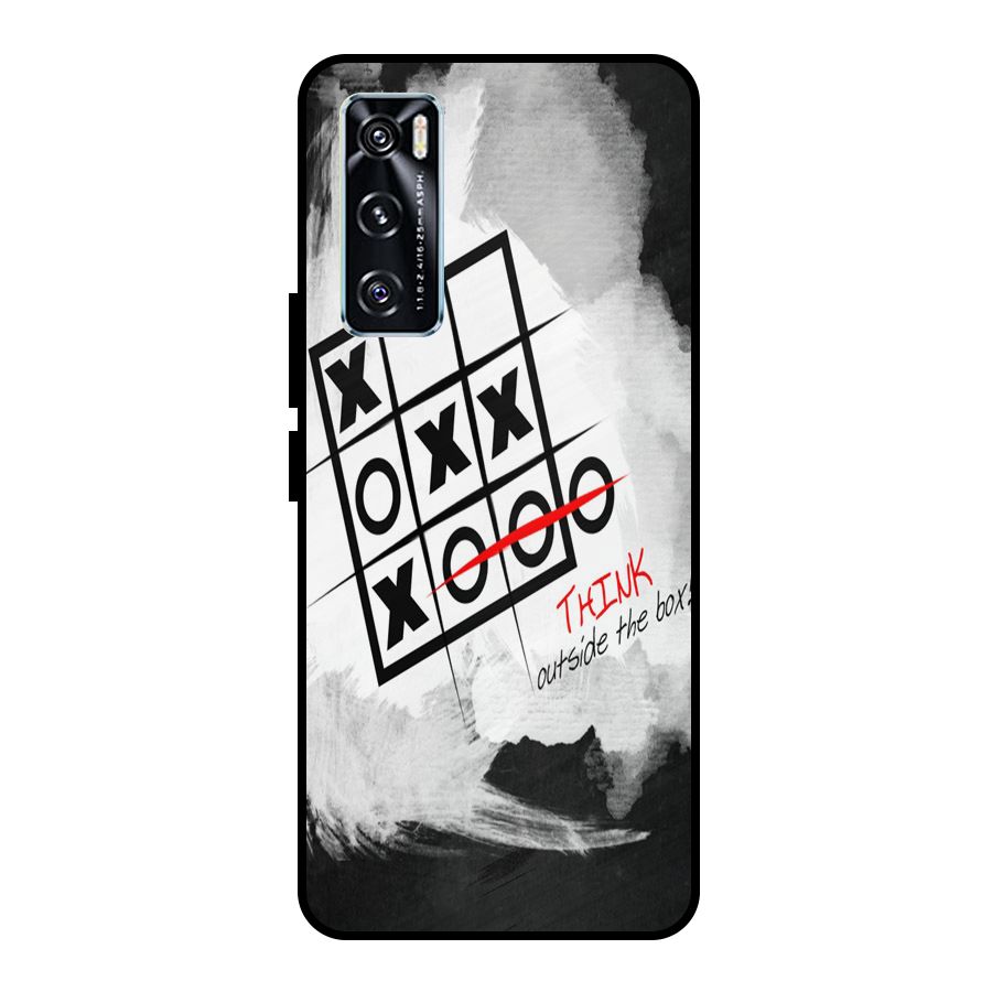 Think Box Metal Back Case for Vivo V20 SE