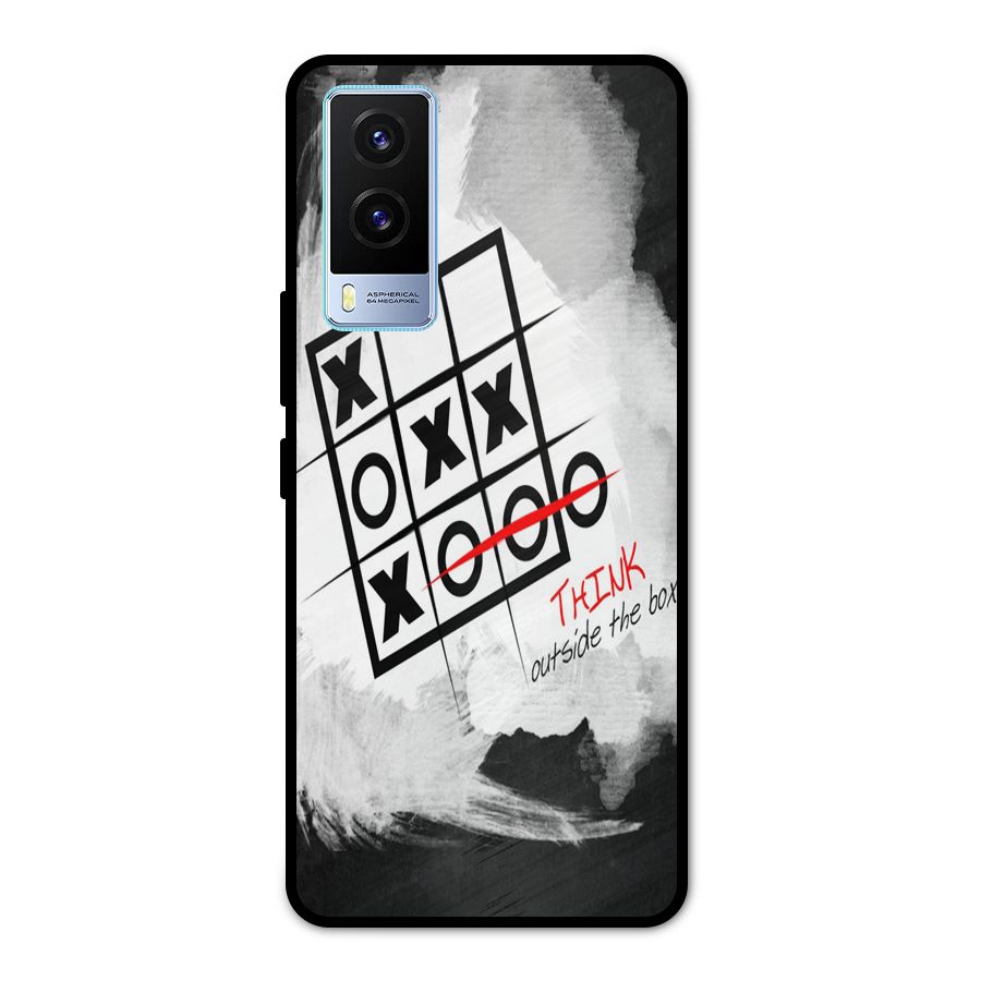Think Box Metal Back Case for Vivo V21e 5G