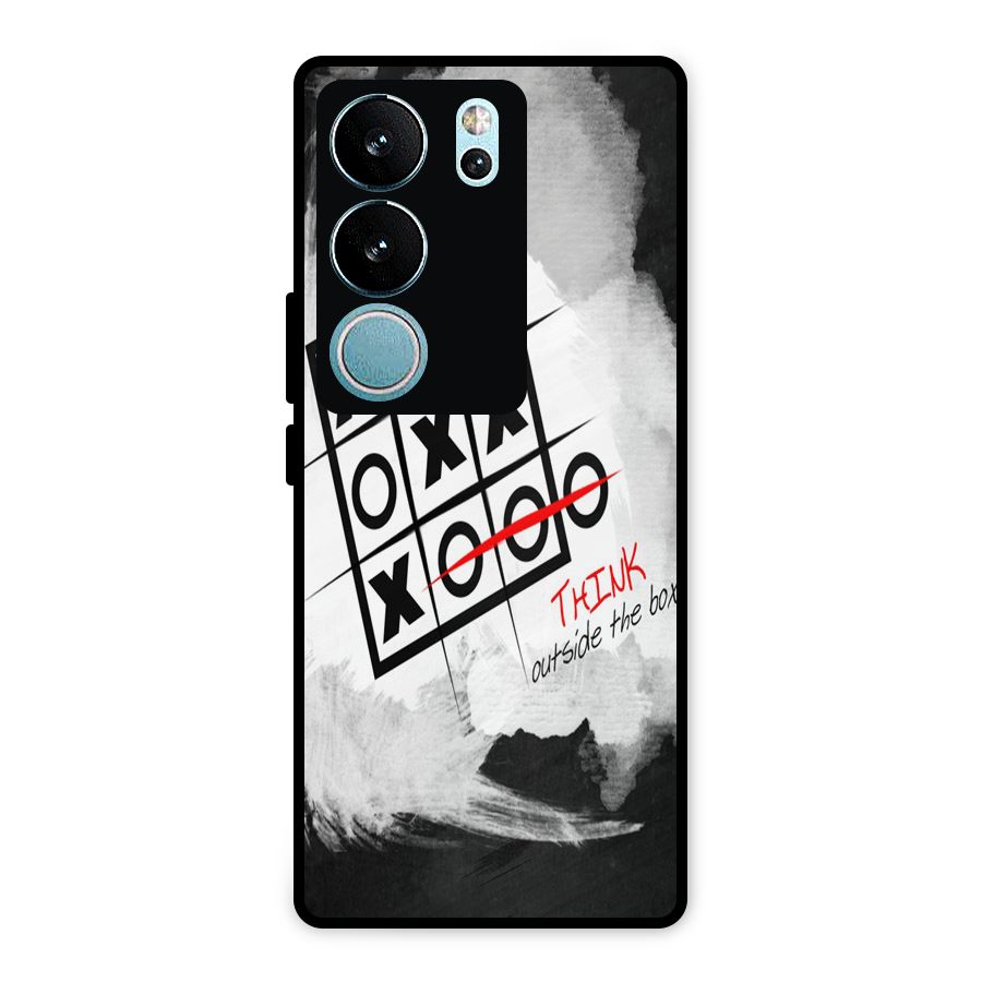 Think Box Metal Back Case for Vivo V29 Pro