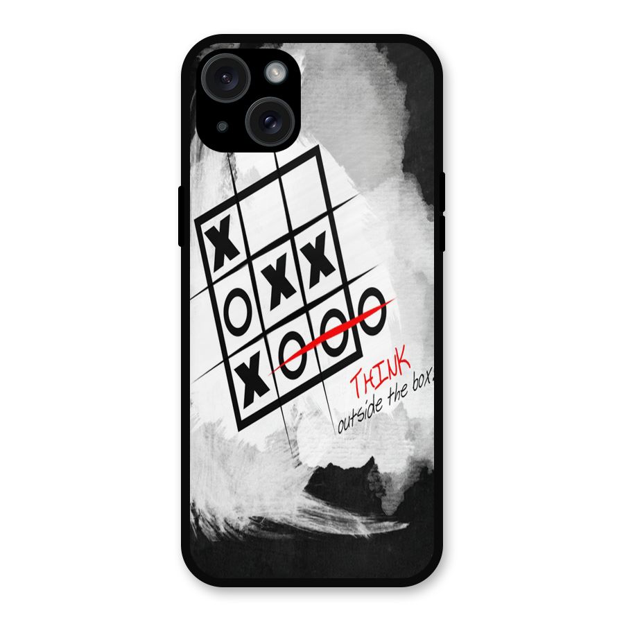 Think Box Metal Back Case for iPhone 15 Plus