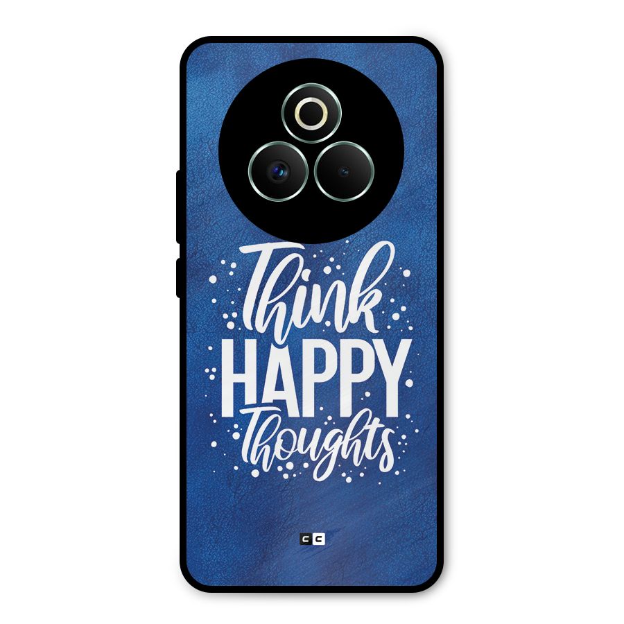 Think Happy Thoughts Metal Back Case for Realme P3 Pro