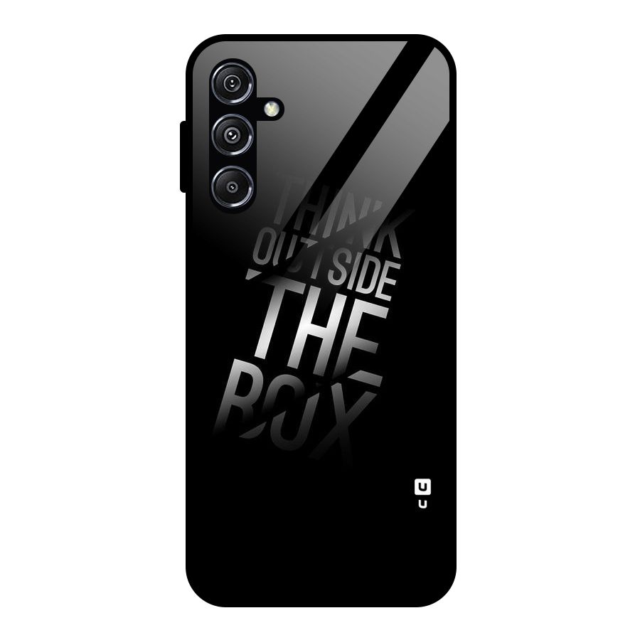 Think Outside The Box Glass Back Case for Galaxy M34 5G
