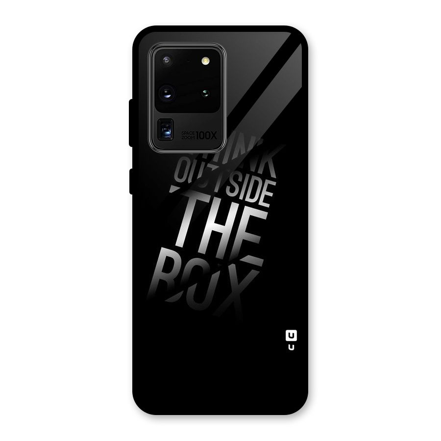 Think Outside The Box Glass Back Case for Galaxy S20 Ultra