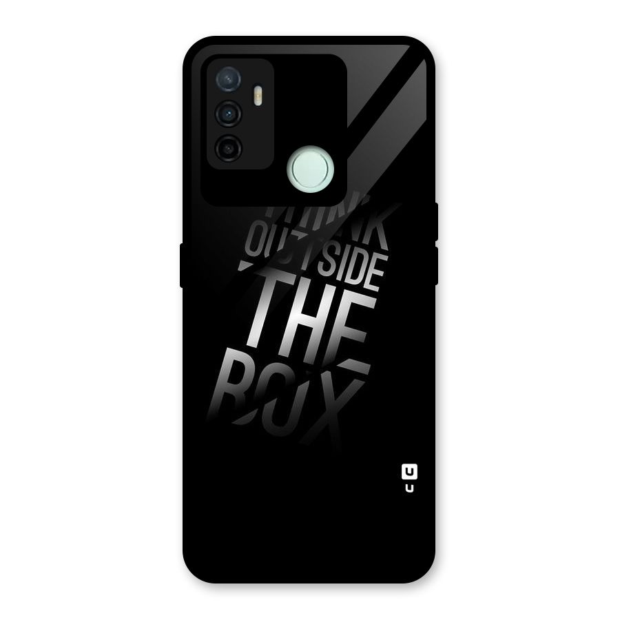 Think Outside The Box Glass Back Case for Oppo A53