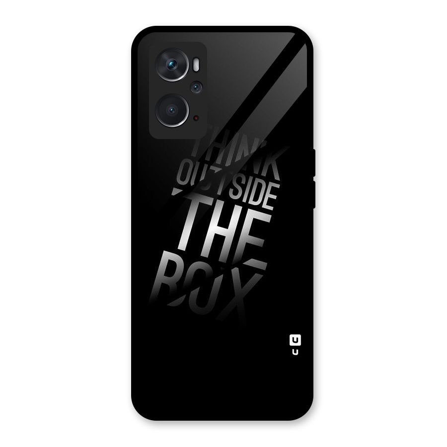 Think Outside The Box Glass Back Case for Oppo K10 4G