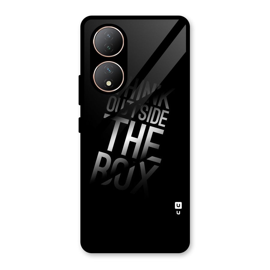 Think Outside The Box Glass Back Case for Vivo Y100A
