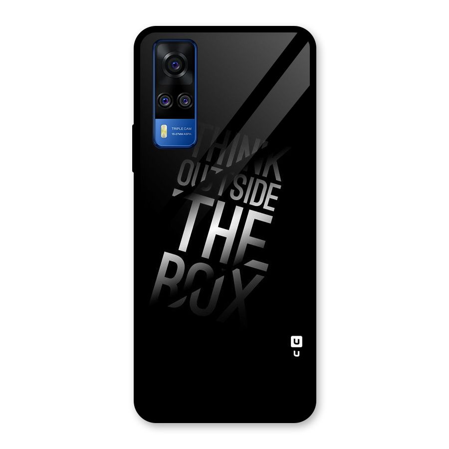 Think Outside The Box Glass Back Case for Vivo Y31