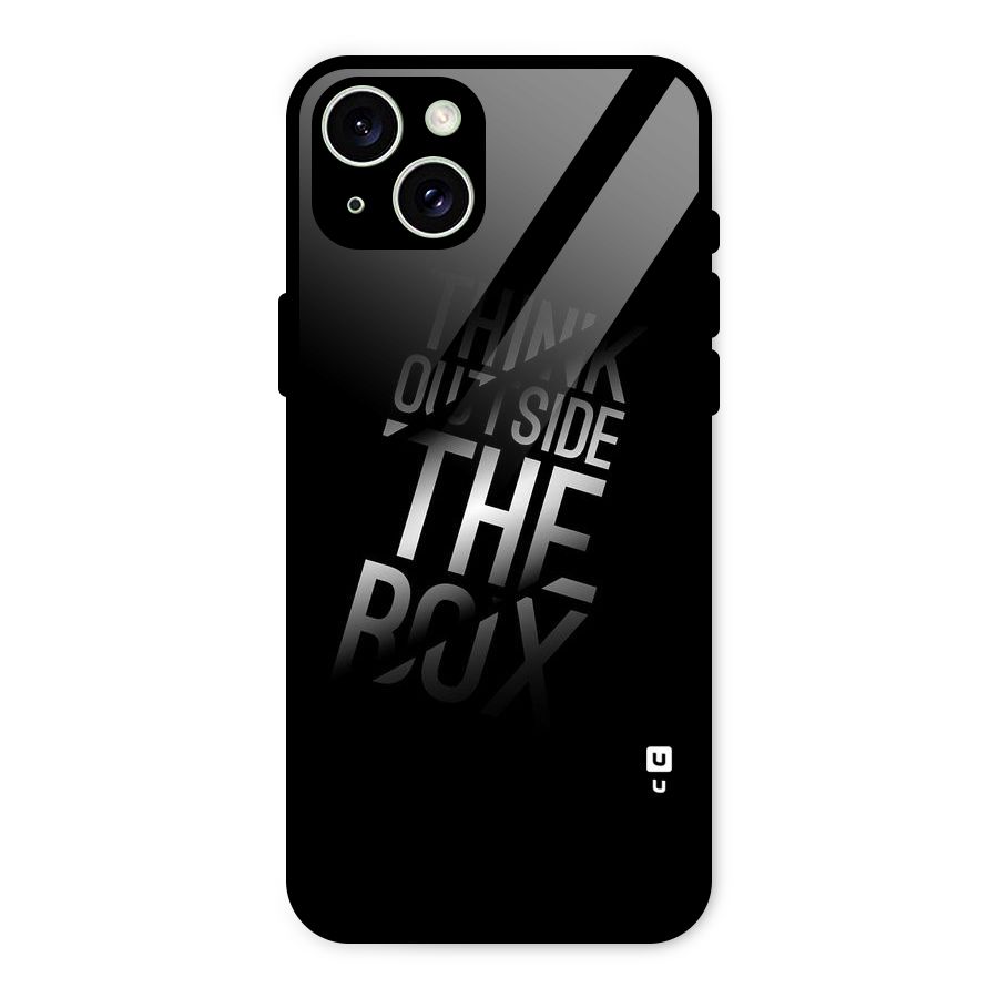 Think Outside The Box Glass Back Case for iPhone 15 Plus