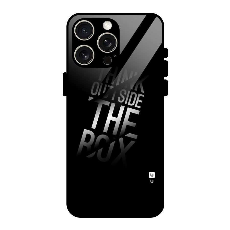 Think Outside The Box Glass Back Case for iPhone 15 Pro Max