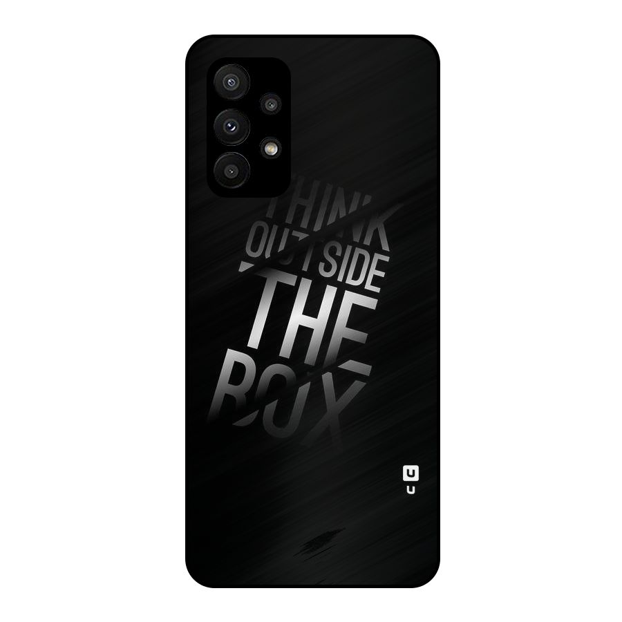 Think Outside The Box Metal Back Case for Galaxy A23