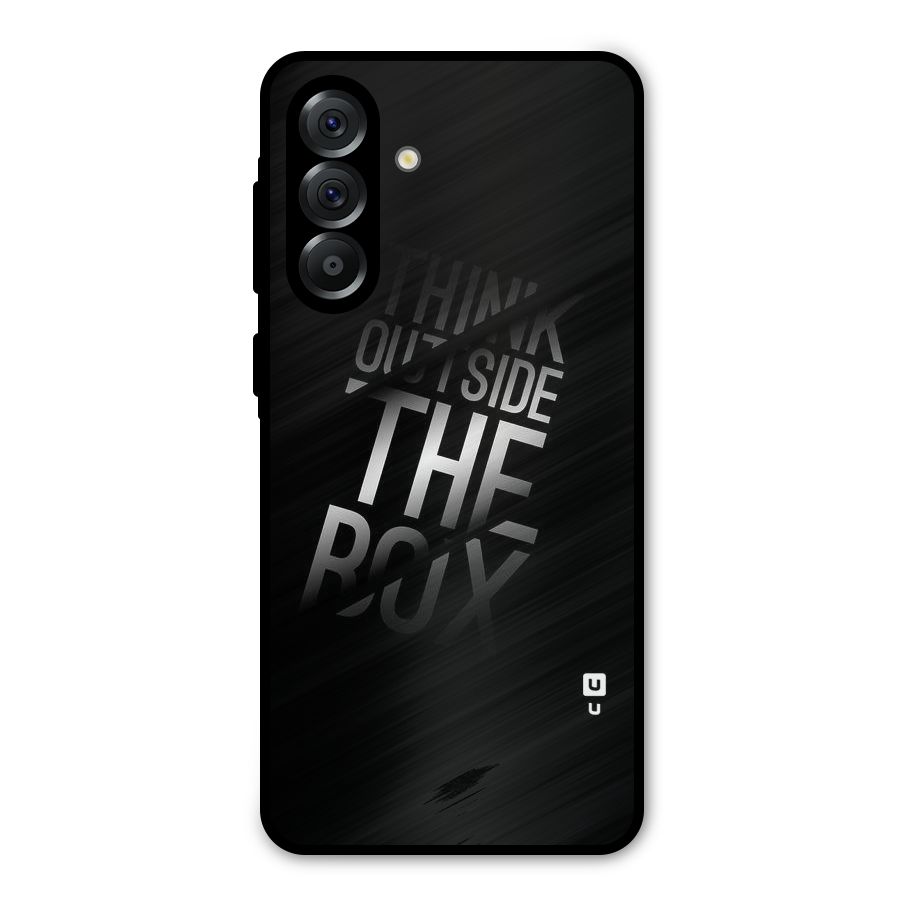 Think Outside The Box Metal Back Case for Galaxy A36