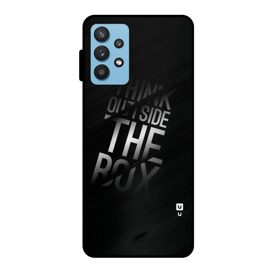 Think Outside The Box Metal Back Case for Galaxy M32 5G