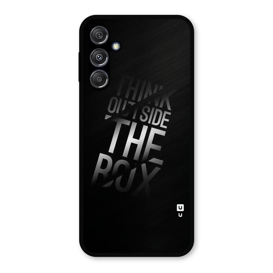 Think Outside The Box Metal Back Case for Galaxy M34 5G