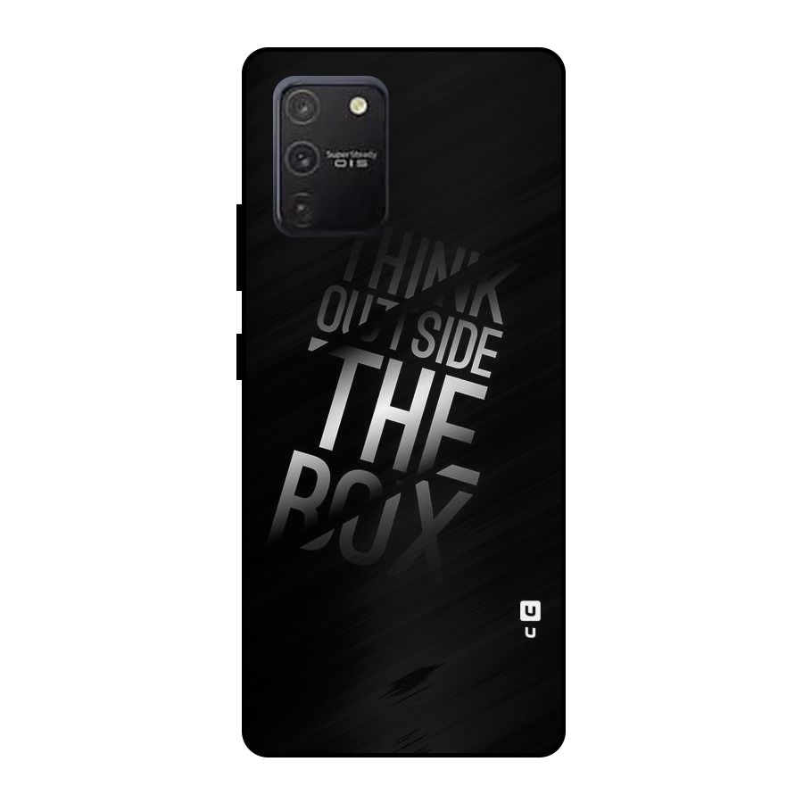 Think Outside The Box Metal Back Case for Galaxy S10 Lite