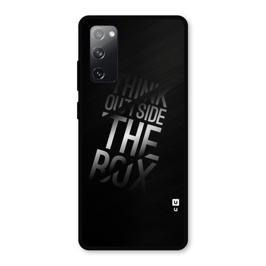 Think Outside The Box Metal Back Case for Galaxy S20 FE 5G