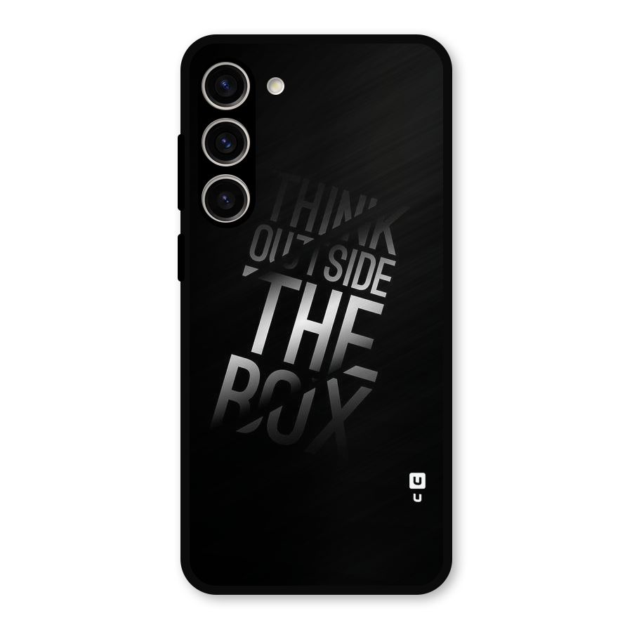 Think Outside The Box Metal Back Case for Galaxy S23 Plus